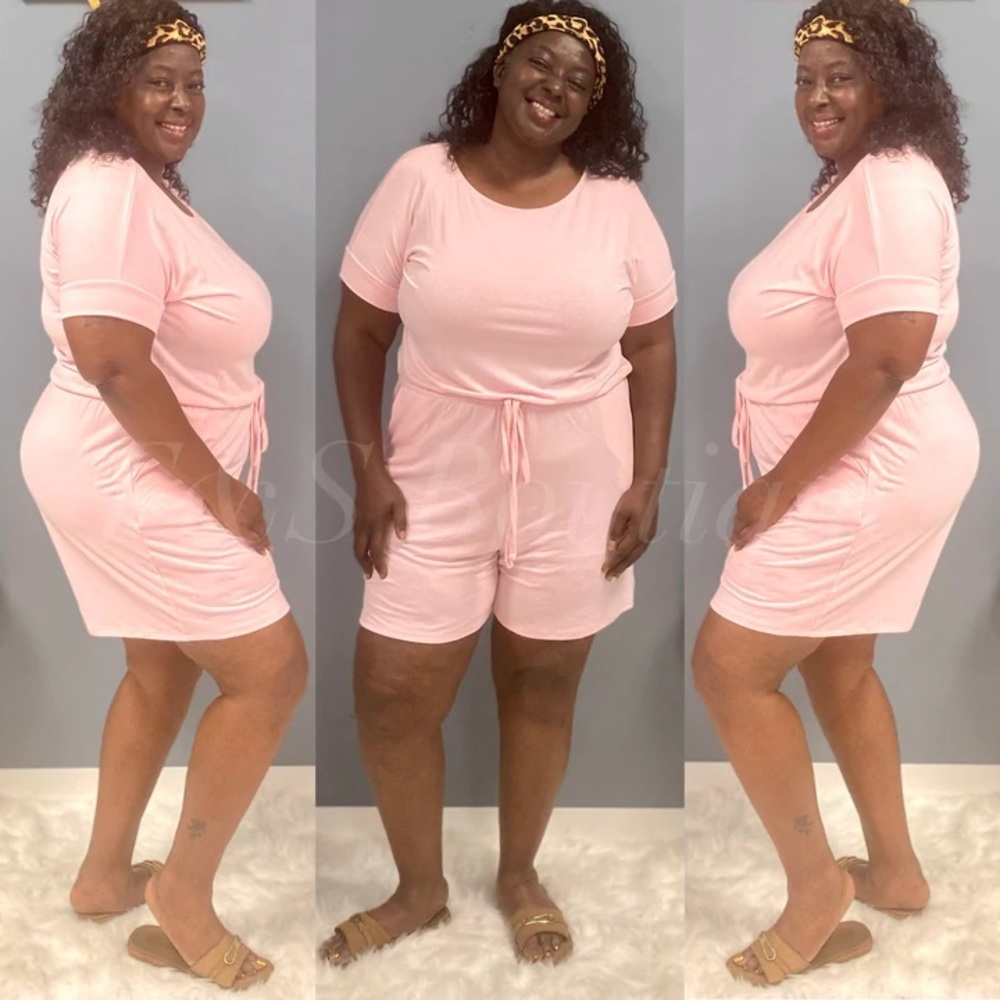 Womens plus size romper.